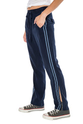 MILITARY STRIPED TRACK PANT - NAVY - Da-Nang